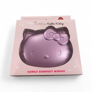 Hello Kitty Purple Kawaii Compact Mirror NWT